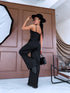 Fabric trousers "FREE FLOW VS8126-1" - BLACK